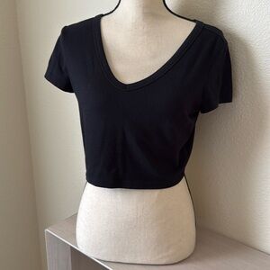 Target black crop top